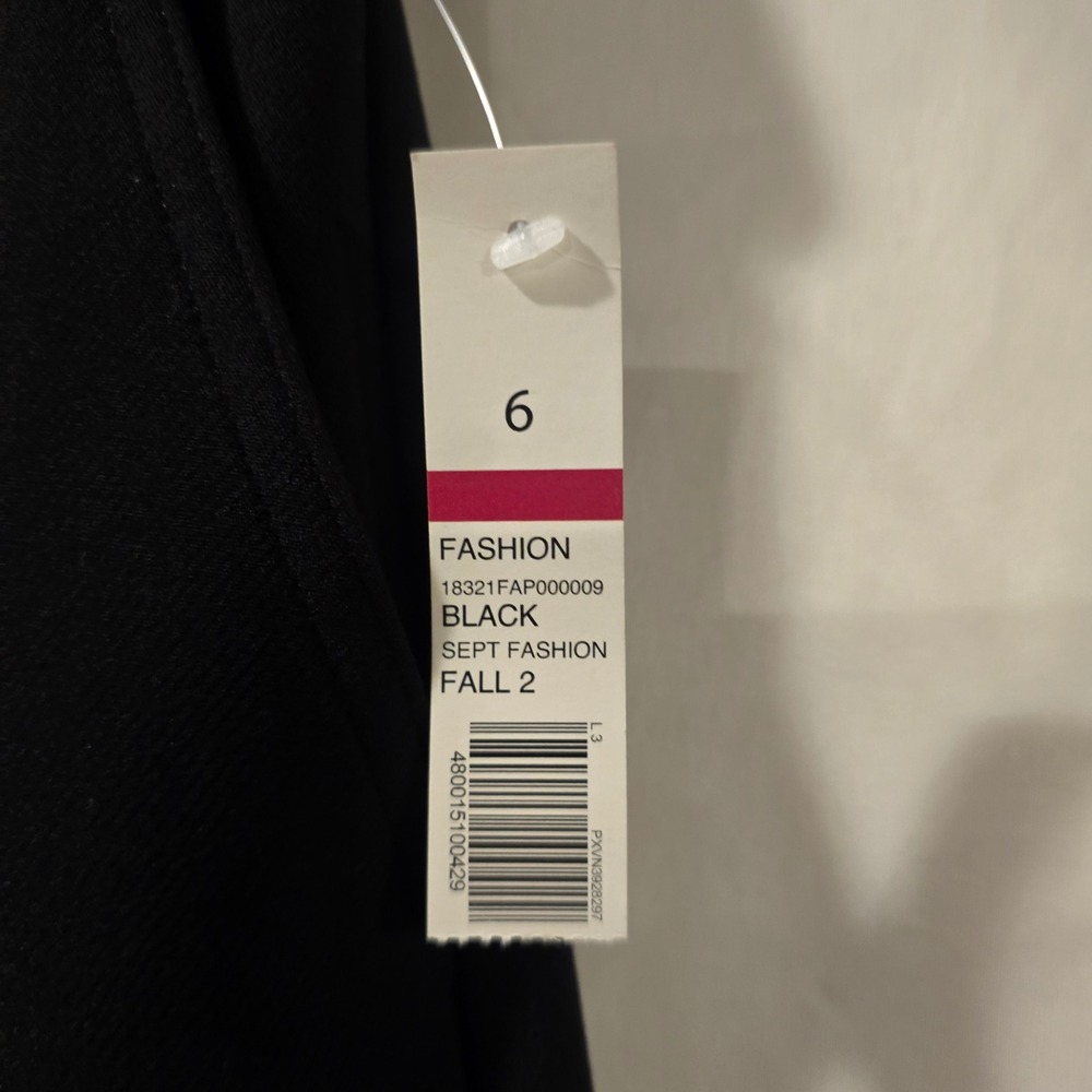 The Limited Black Wide Leg Belted Dress Pants Career Office Size 6‎ - Picture 3 of 11